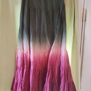 California Dreaming Boston Proper OMBRE flowy skirt size small